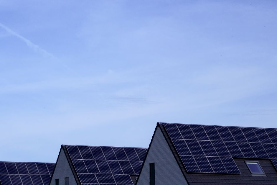Grafiek van energieopbrengst van zonnepanelen in augustus. Grafiek van energieopbrengst van zonnepanelen in augustus.