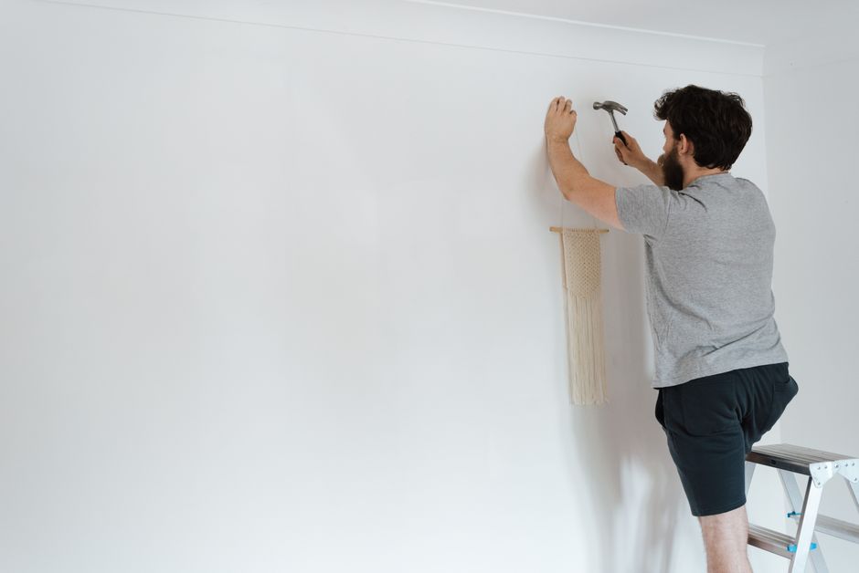 Gereedschap voor gladstrijken van fotobehang. Gereedschap voor gladstrijken van fotobehang.